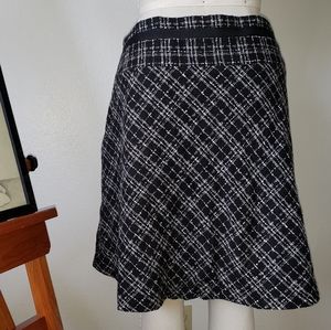 Plaid flair skirt